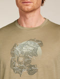 Men's Merino 150 Tech Lite Short Sleeve T-Shirt Ruapehu Round Flagstone - 5