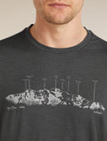 Men's Merino 150 Tech Lite Short Sleeve Tee The Peaks  - 6