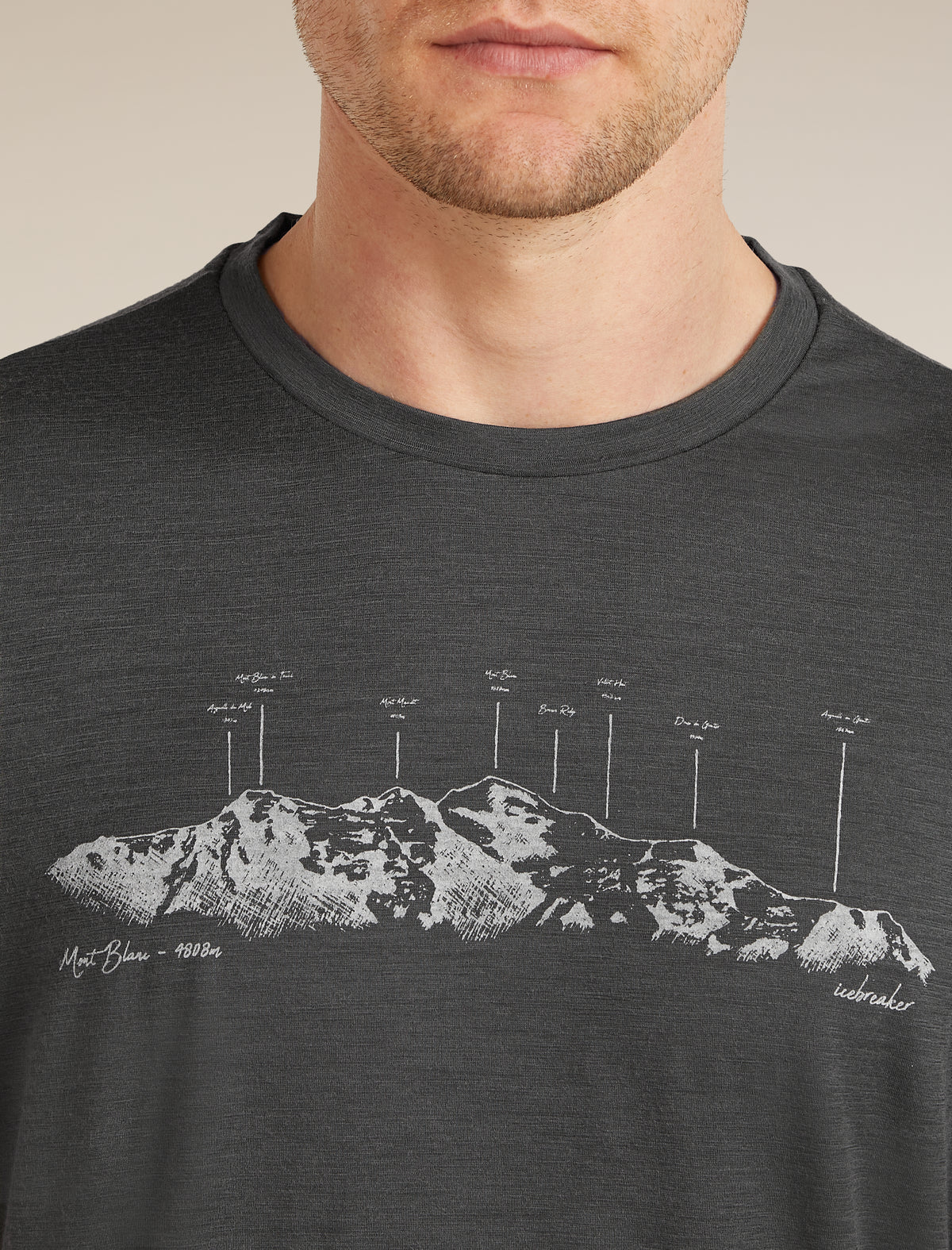 Men's Merino 150 Tech Lite Short Sleeve Tee The Peaks  - 6