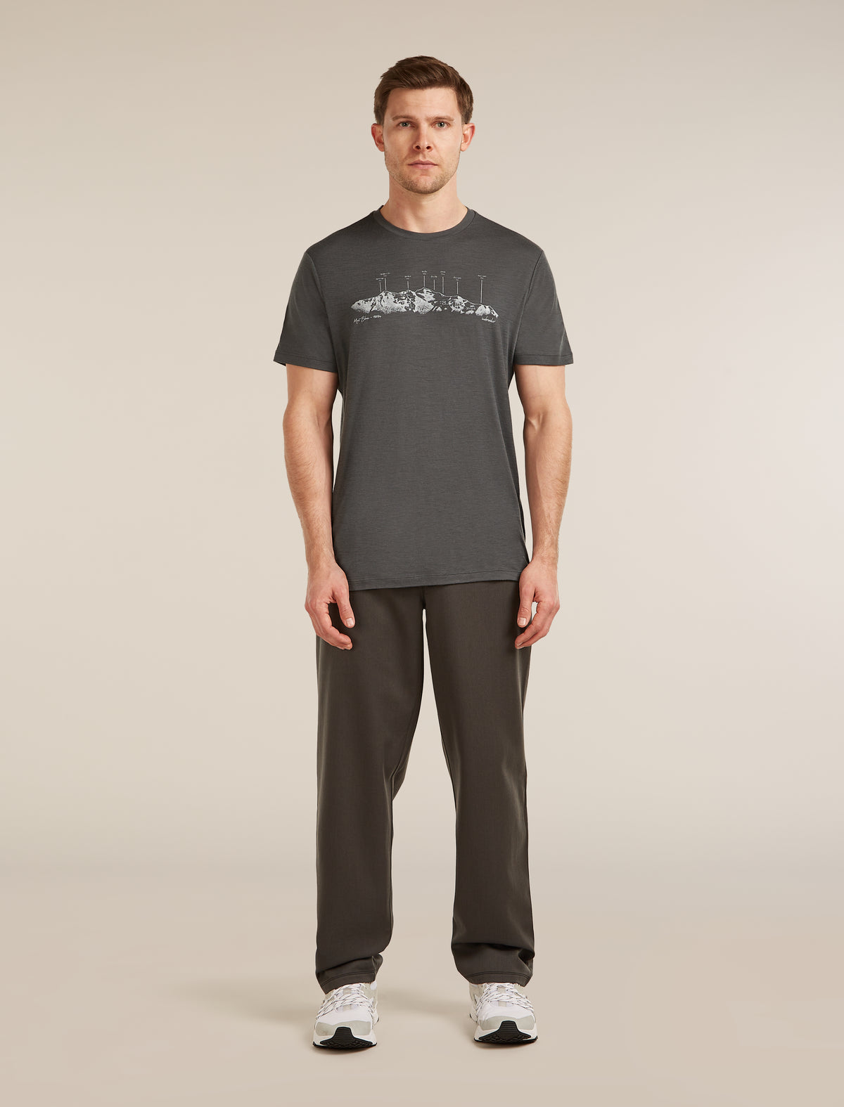 Men's Merino 150 Tech Lite Short Sleeve Tee The Peaks  - 3