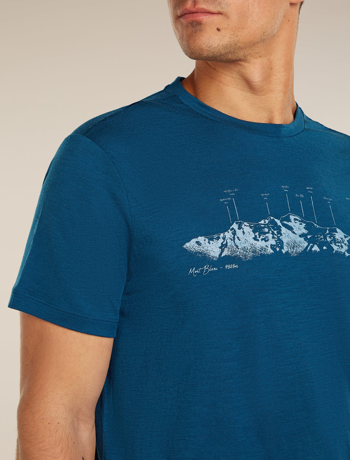 Men's Merino 150 Tech Lite Short Sleeve Tee The Peaks  - 5