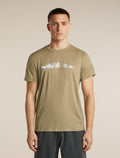 Men's Merino 150 Tech Lite Short Sleeve Tee The Peaks Cumin - 1