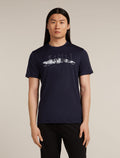 Men's Merino 150 Tech Lite Short Sleeve T-Shirt The Peaks Midnight Navy - 1