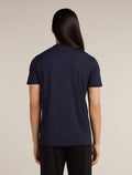 Men's Merino 150 Tech Lite Short Sleeve T-Shirt The Peaks Midnight Navy - 2