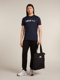 Men's Merino 150 Tech Lite Short Sleeve T-Shirt The Peaks Midnight Navy - 4