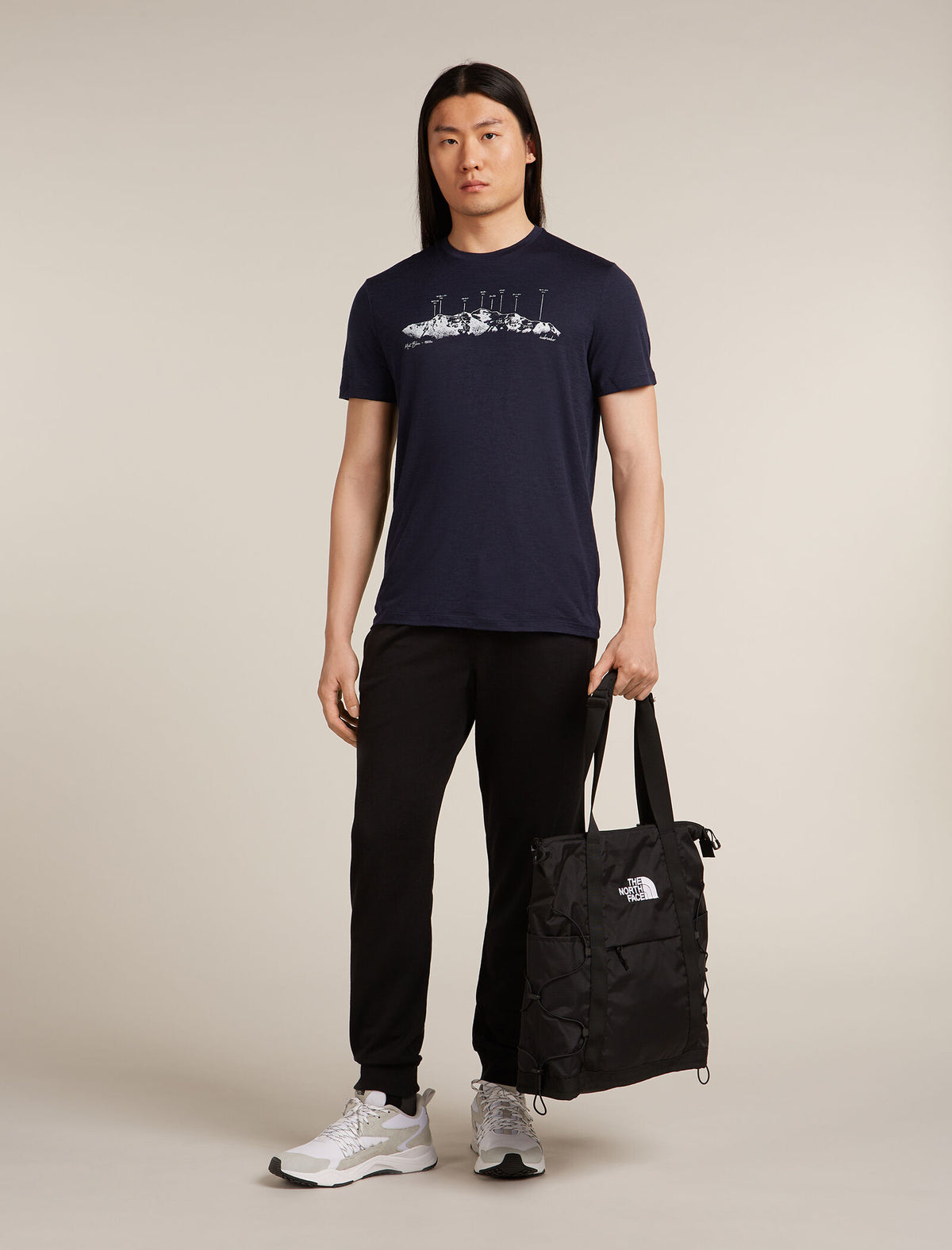 Men's Merino 150 Tech Lite Short Sleeve T-Shirt The Peaks Midnight Navy - 4