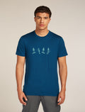 Men's Merino 150 Tech Lite Short Sleeve T-Shirt Snow Day Atlantis - 1