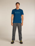 Men's Merino 150 Tech Lite Short Sleeve T-Shirt Snow Day Atlantis - 3