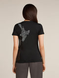 Women's Merino 150 Tech Lite Short Sleeve Scoop T-Shirt 30th Anniversary Black - 2