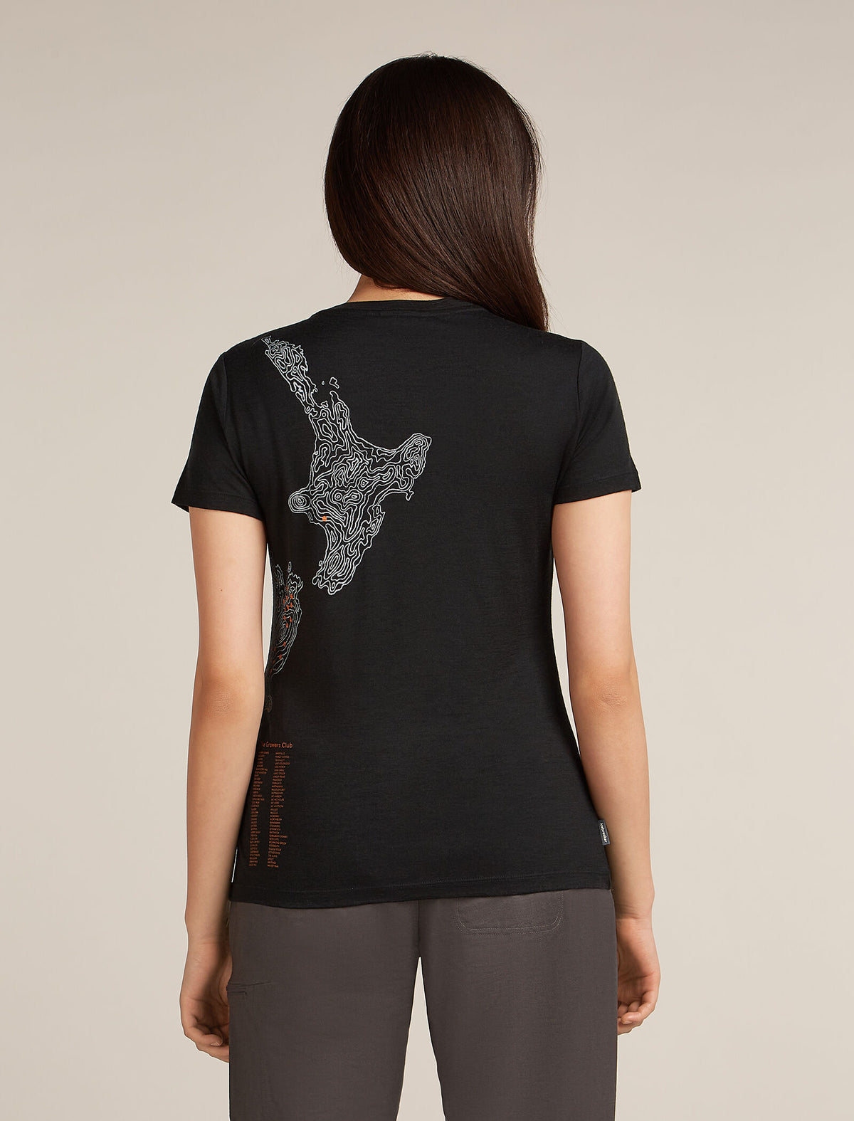 Women's Merino 150 Tech Lite Short Sleeve Scoop T-Shirt 30th Anniversary Black - 2