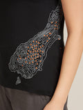Women's Merino 150 Tech Lite Short Sleeve Scoop T-Shirt 30th Anniversary Black - 5