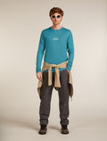 Men's Merino 150 Tech Lite Long Sleeve T-Shirt Road To Cook Topaz - 4