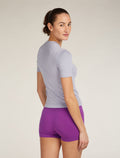 Women's Merino Blend 260 Seamless Rib Short Sleeve Mock Neck Thermal Top  - 3