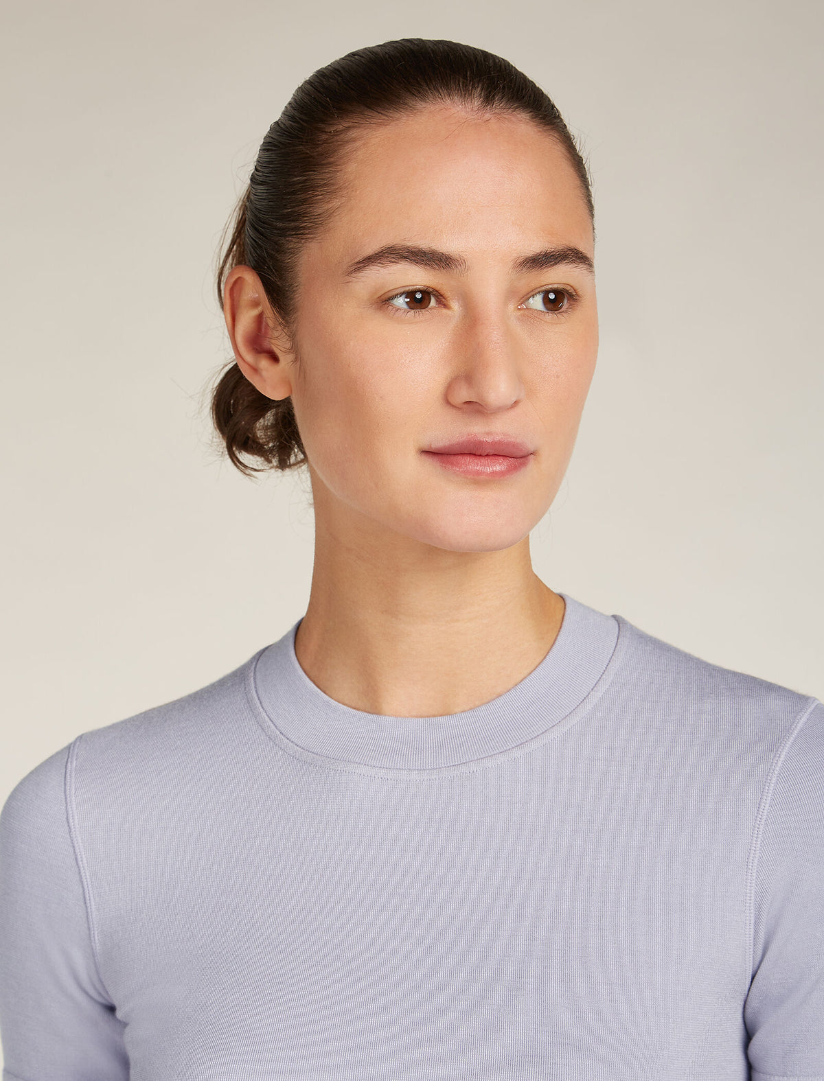 Women's Merino Blend 260 Seamless Rib Short Sleeve Mock Neck Thermal Top  - 6