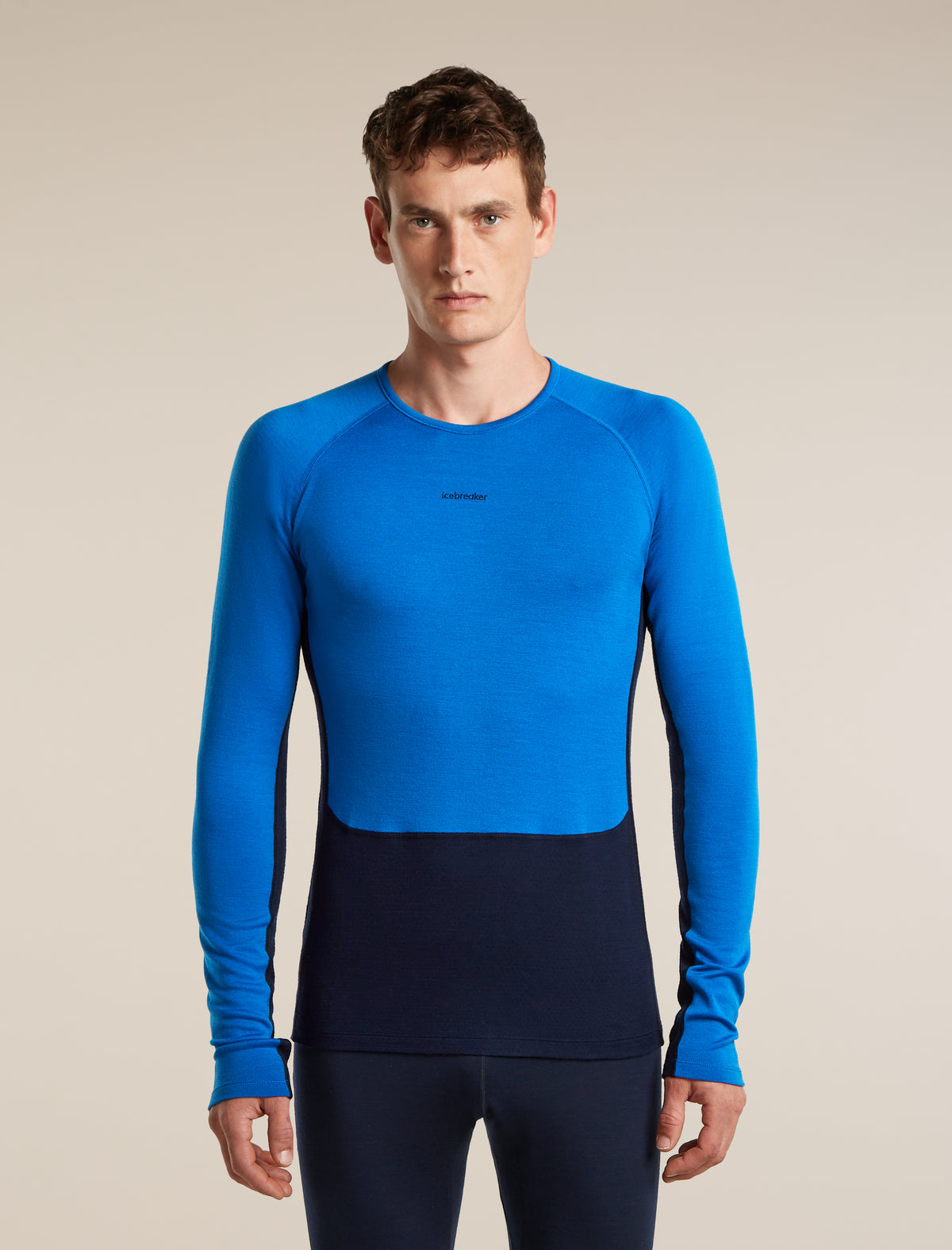 Men's Merino 260 ZoneKnit™ Long Sleeve Thermal Crewe Midnight navy/lazurite - 1