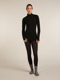 Women's Merino 200 ZoneKnit™ Long Sleeve Half Zip Thermal Top Black - 11
