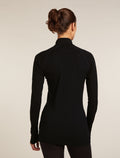 Women's Merino 200 ZoneKnit™ Long Sleeve Half Zip Thermal Top Black - 2