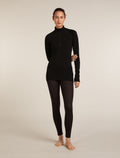 Women's Merino 200 ZoneKnit™ Long Sleeve Half Zip Thermal Top Black - 3