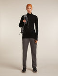 Women's Merino 200 ZoneKnit™ Long Sleeve Half Zip Thermal Top Black - 4