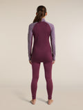 Women's Merino 200 ZoneKnit™ Long Sleeve Half Zip Dark Berry/Grey Plum - 8