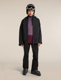 Women's Merino 200 ZoneKnit™ Long Sleeve Half Zip Dark Berry/Grey Plum - 4