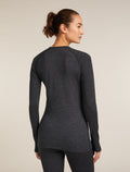 Women's Merino 260 ZoneKnit™ Long Sleeve Crewe Thermal Top Jet Heather - 2