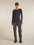 Women's Merino 260 ZoneKnit™ Long Sleeve Crewe Thermal Top Jet Heather - 4