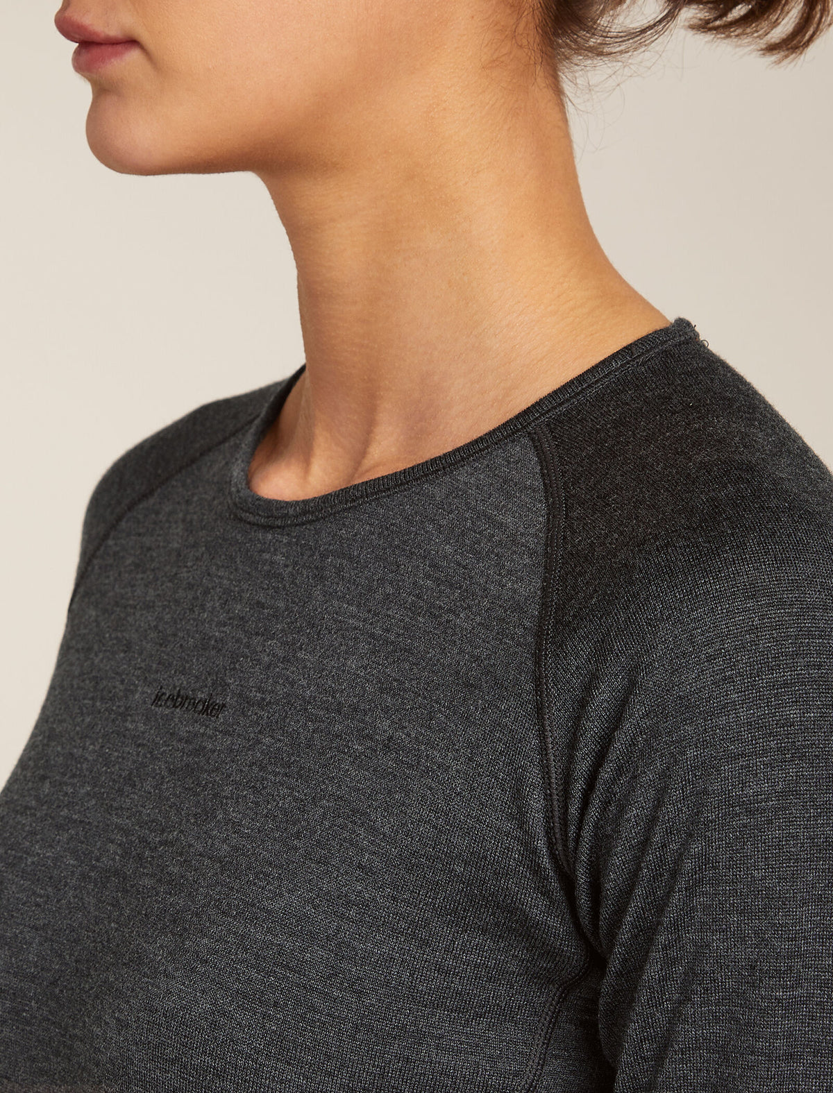 Women's Merino 260 ZoneKnit™ Long Sleeve Crewe Thermal Top Jet Heather - 7