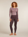 Women's Merino 260 ZoneKnit™ Long Sleeve Crewe Thermal Top Java/Summit - 3