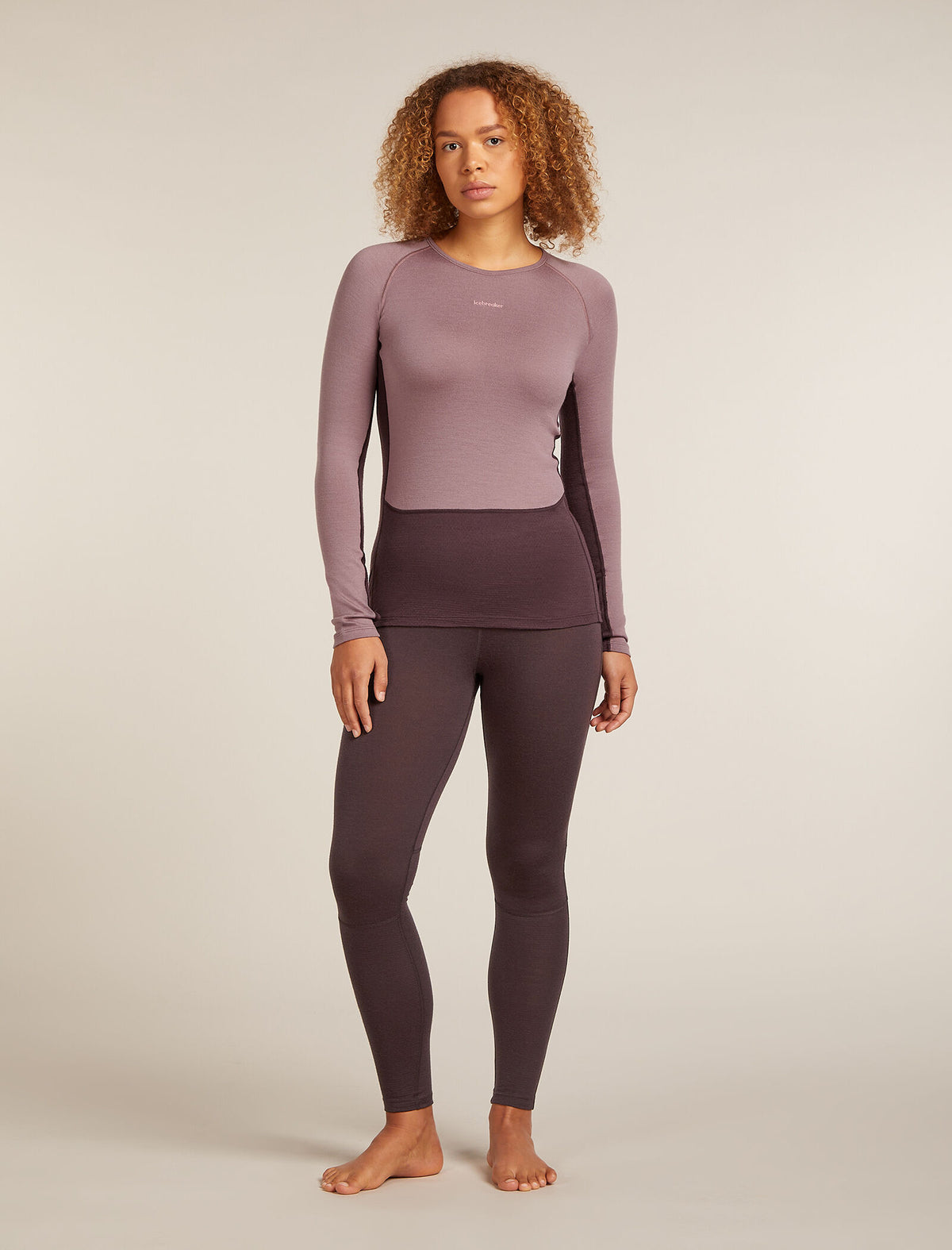 Women's Merino 260 ZoneKnit™ Long Sleeve Crewe Thermal Top Java/Summit - 3
