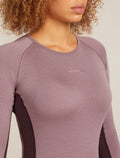 Women's Merino 260 ZoneKnit™ Long Sleeve Crewe Thermal Top Java/Summit - 7