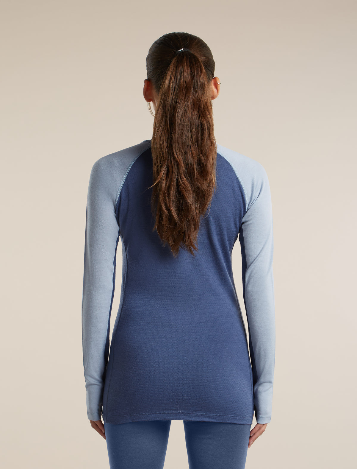 Women's Merino 260 ZoneKnit™ Long Sleeve Thermal Crewe Dawn/Zinc Blue - 2