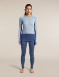 Women's Merino 260 ZoneKnit™ Long Sleeve Thermal Crewe Dawn/Zinc Blue - 3