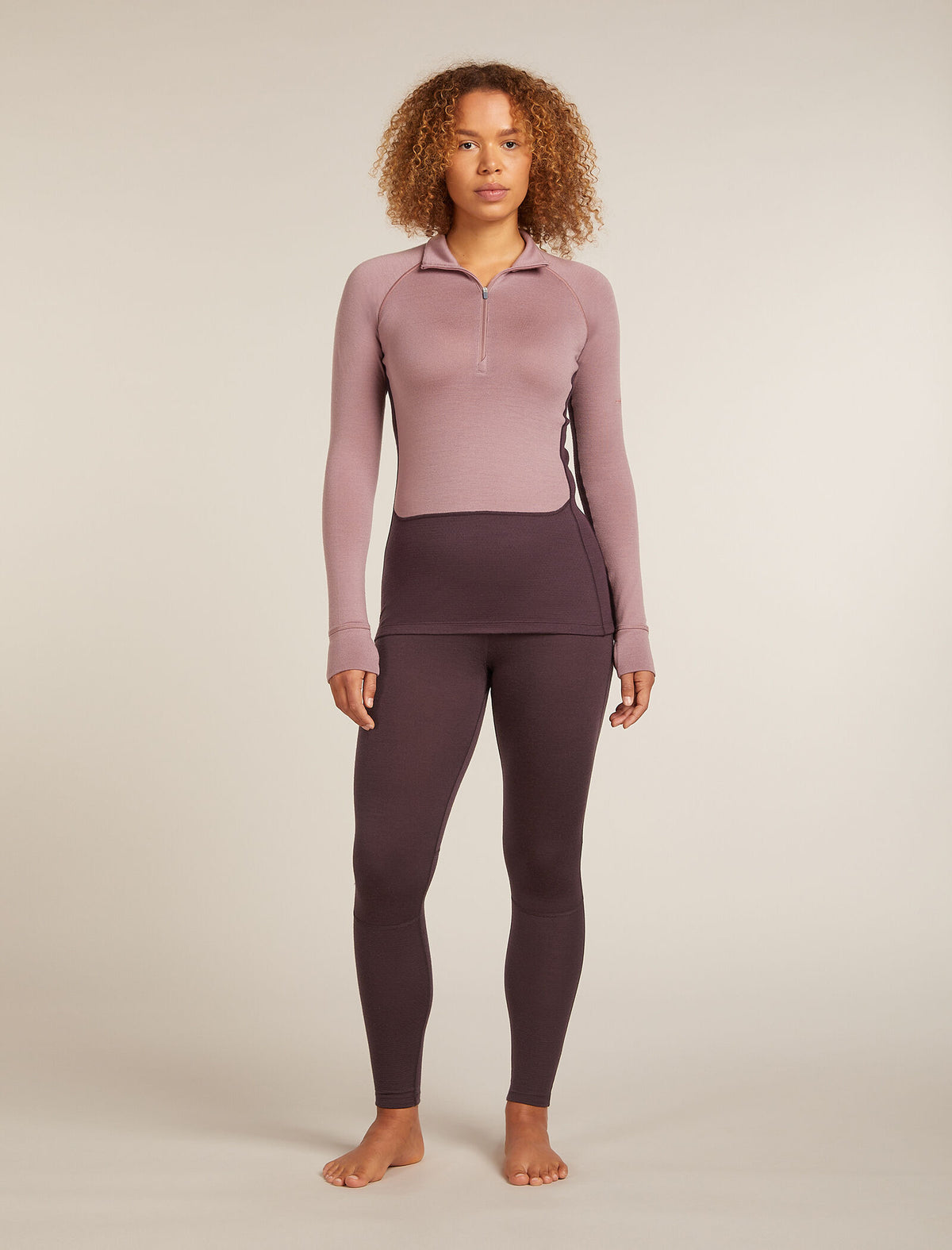 Haut thermique demi-zip 260 Femme  - 3