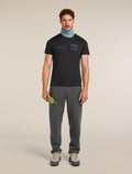 Men's Merino Blend 125 Cool-Lite™ Sphere Short Sleeve T-Shirt Trail Black - 4