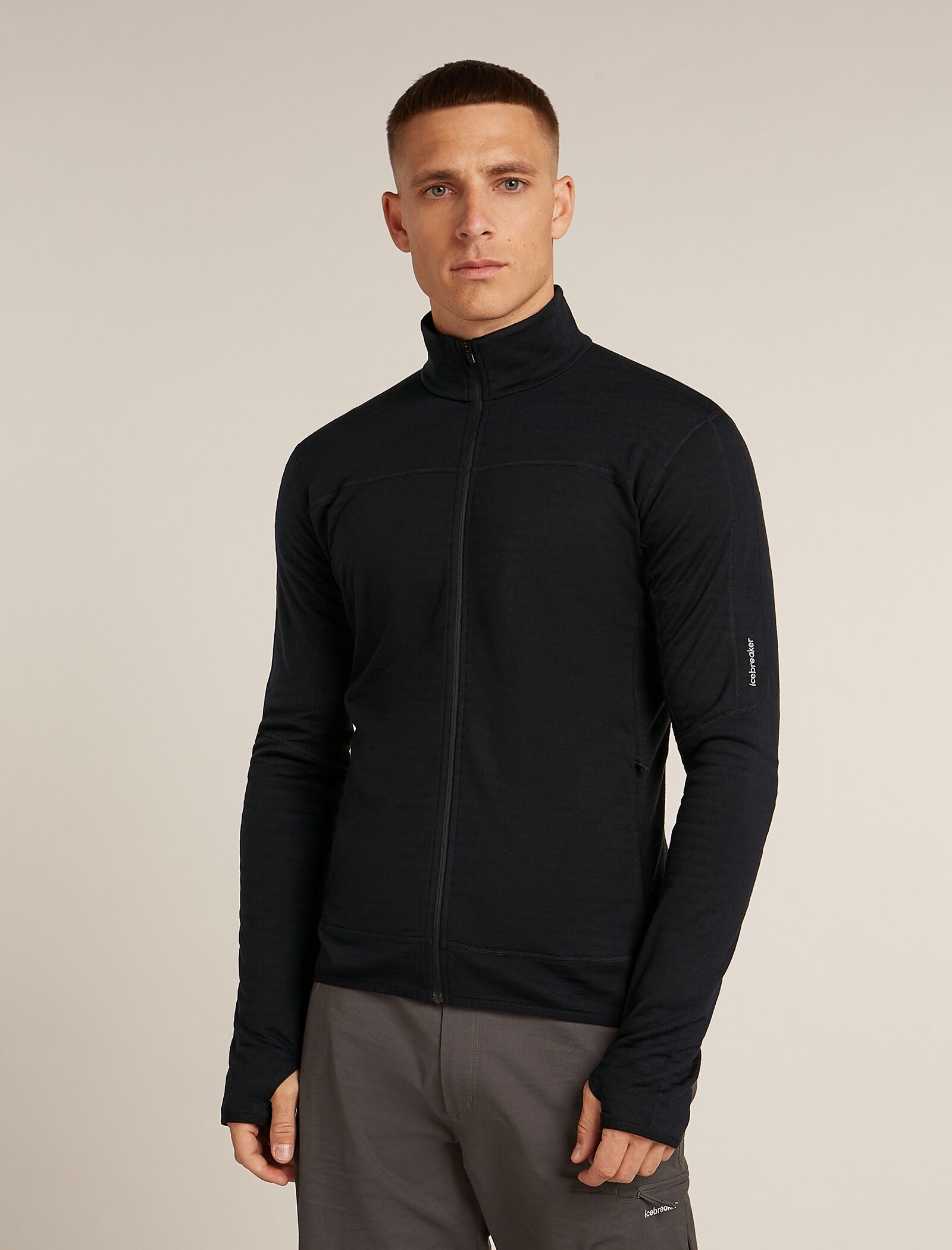 Men's Merino Blend 300 RealFleece™ Descender Long Sleeve Zip Jacket