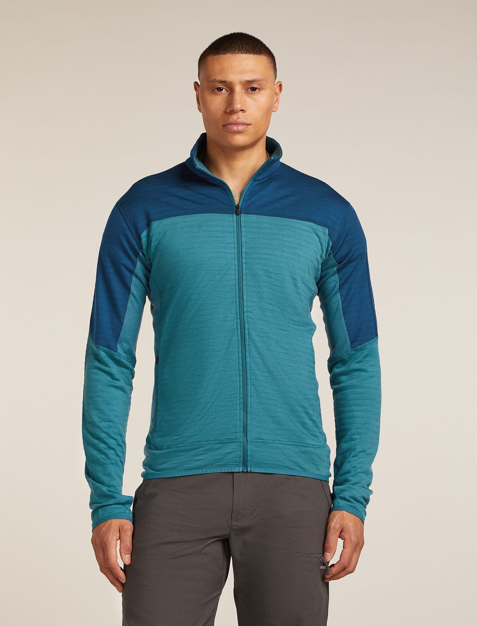 Men's Merino Blend 300 RealFleece™ Descender Long Sleeve Zip Jacket