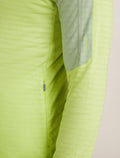 Men's Merino Blend 300 RealFleece™ Descender Long Sleeve Zip Jacket Peridot/Seaglass - 5