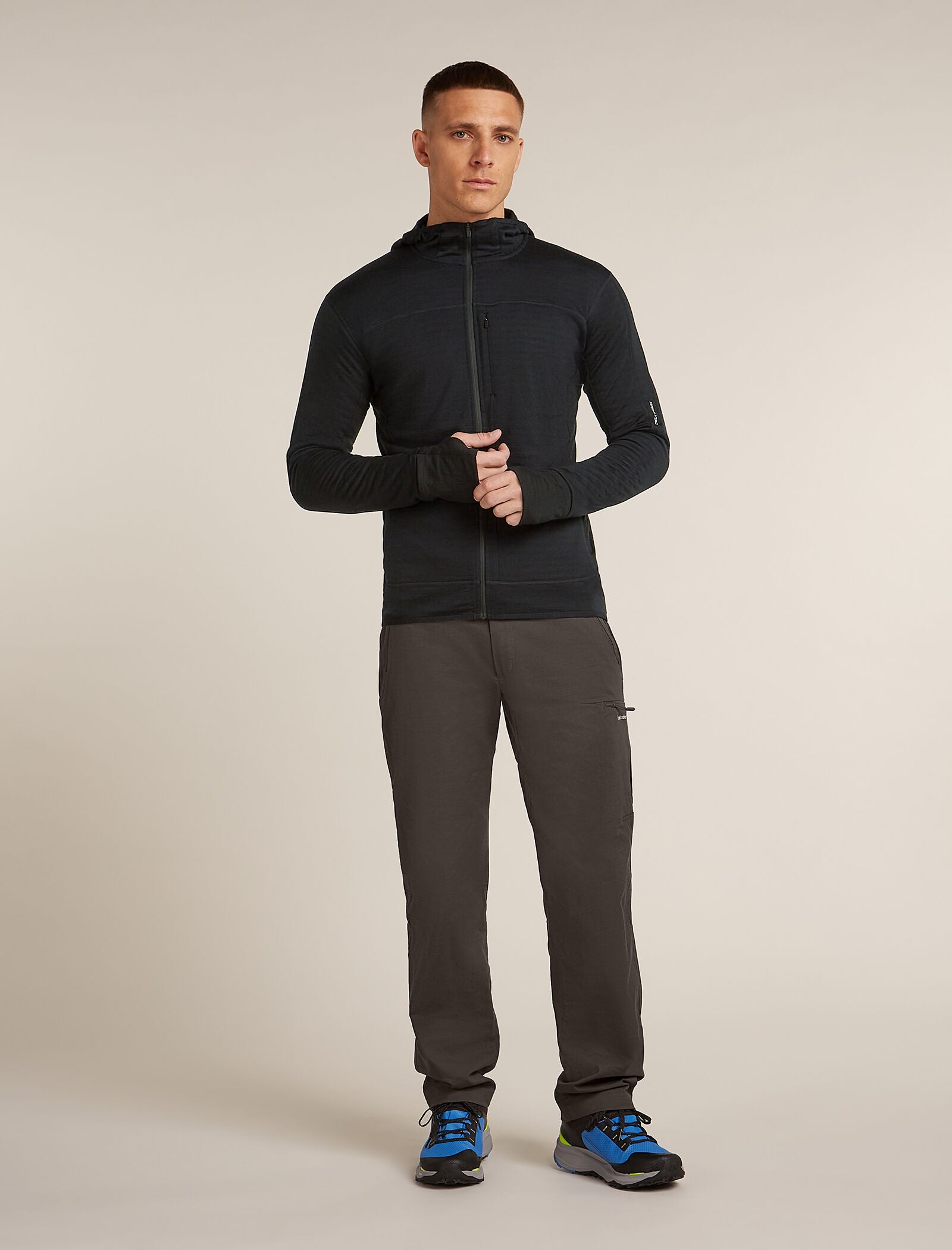 Men's Merino Blend 300 RealFleece™ Descender Long Sleeve Zip Hoodie