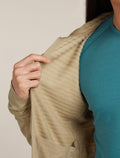 Men's Merino Blend 300 RealFleece™ Descender Long Sleeve Zip Hoodie Flagstone - 11