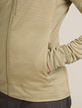 Men's Merino Blend 300 RealFleece™ Descender Long Sleeve Zip Hoodie Flagstone - 7