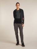 Sweat à capuche zippé 300 Descender Femme  - 3
