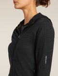 Sweat à capuche zippé 300 Descender Femme  - 5