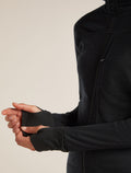 Sweat à capuche zippé 300 Descender Femme  - 6