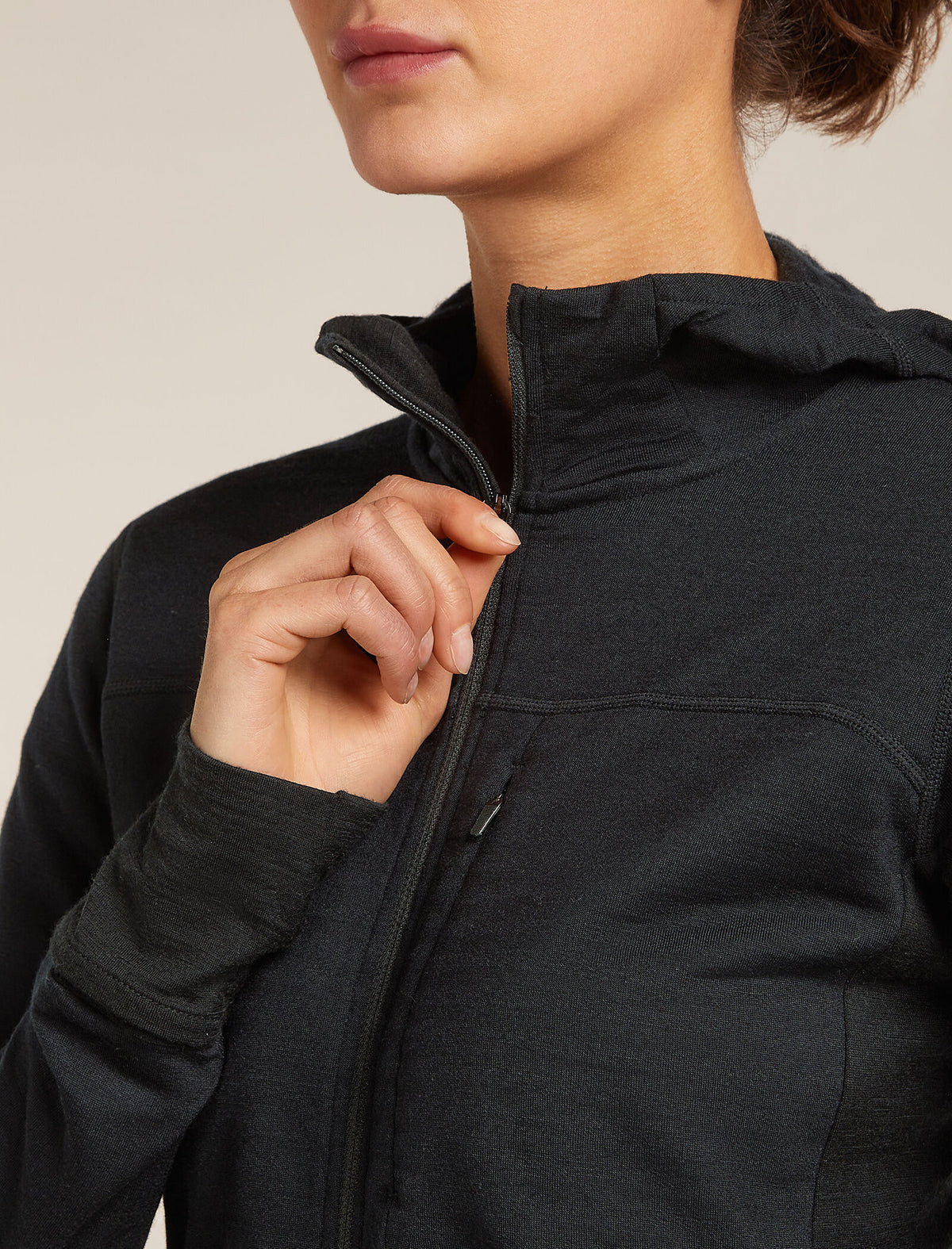 Sweat à capuche zippé 300 Descender Femme  - 7
