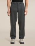 icebreaker Men's Merino Blend Cotton Twill Wander Pants Obsidian/black MEN - 6