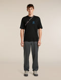 icebreaker Men's Merino Blend Cotton Twill Wander Pants Obsidian/black MEN - 8