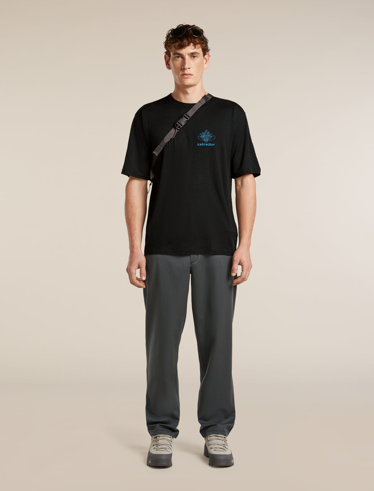 Men's Merino Blend Cotton Twill Wander Pants Obsidian/black - 3