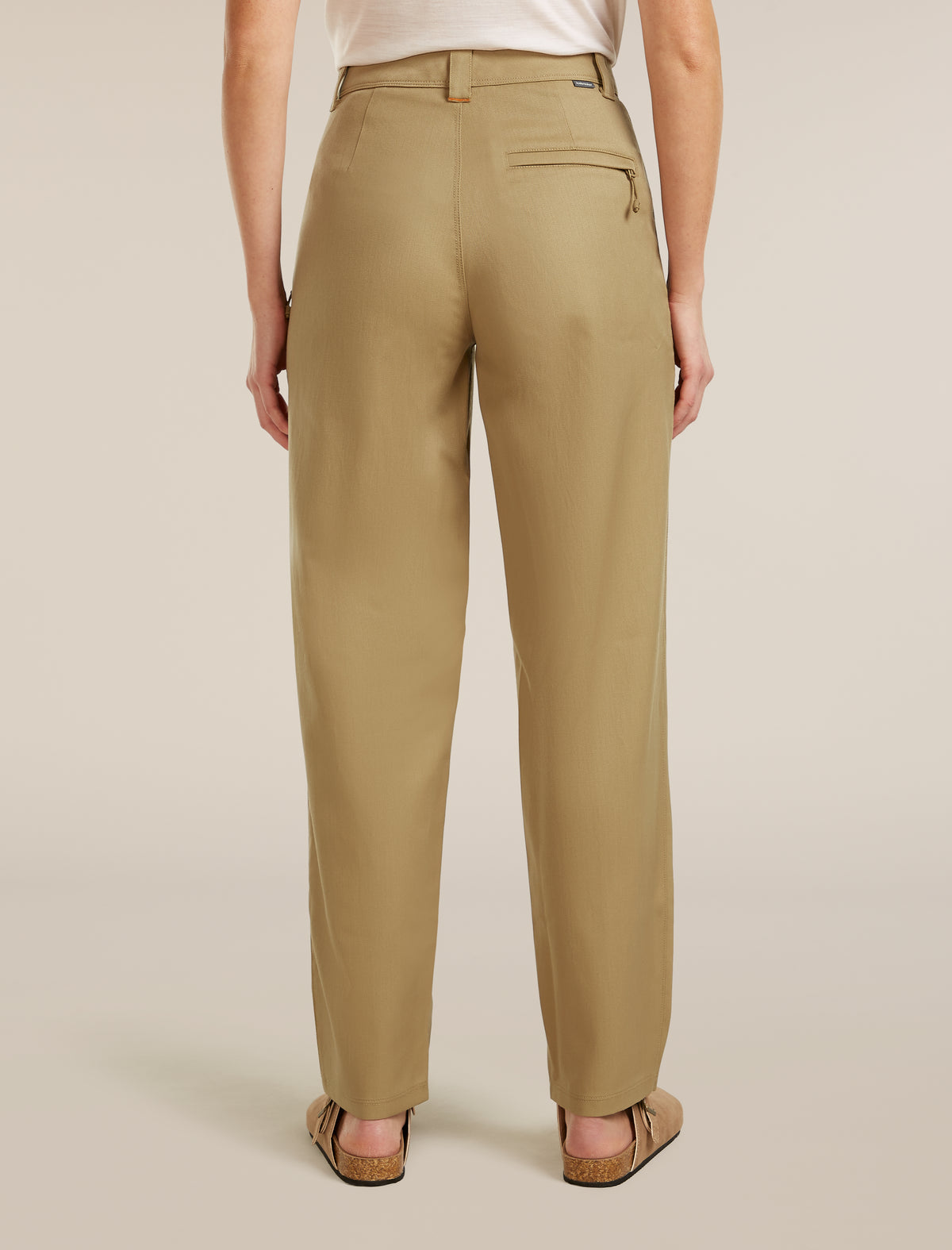 Women's Merino Cotton Twill Wander Pants Cumin - 2