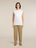 Women's Merino Cotton Twill Wander Pants Cumin - 4